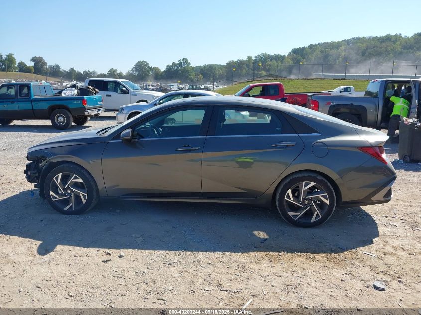 2024 Hyundai Elantra Sel VIN: KMHLS4DG7RU804982 Lot: 43203244