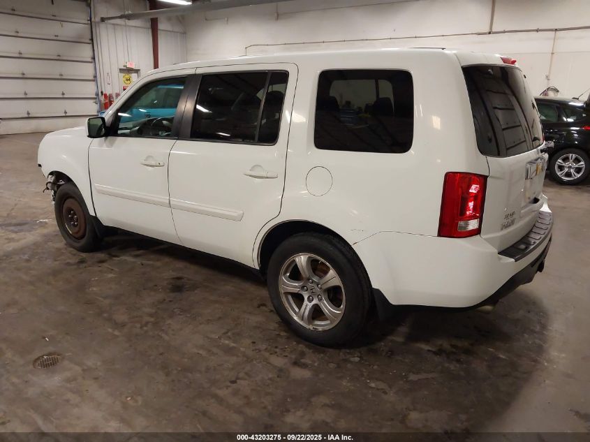 2012 Honda Pilot Ex-L VIN: 5FNYF4H52CB065981 Lot: 43203275