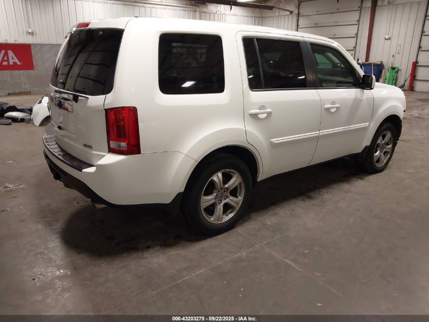 2012 Honda Pilot Ex-L VIN: 5FNYF4H52CB065981 Lot: 43203275