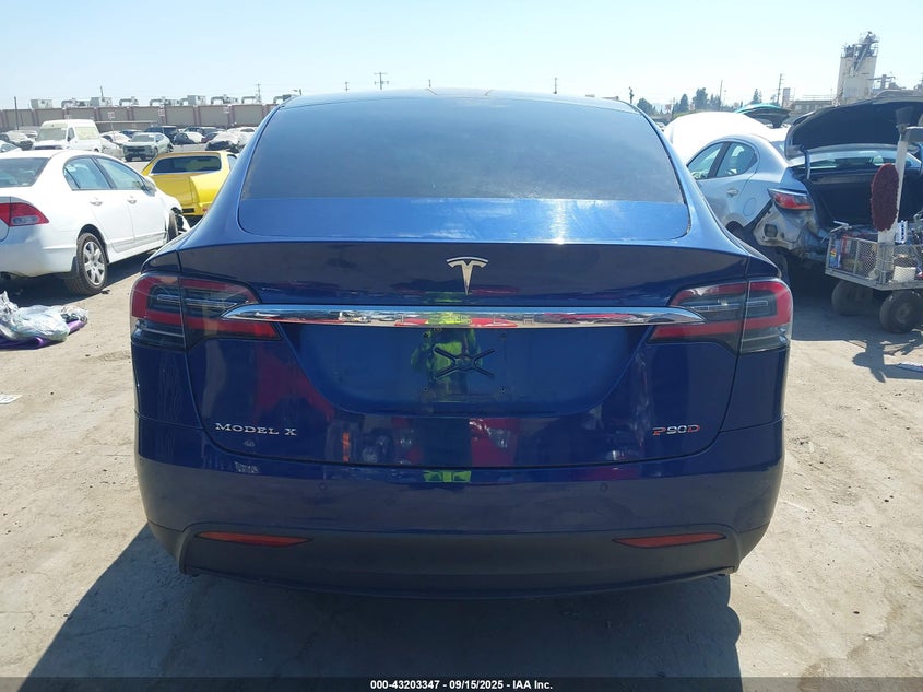 2016 Tesla Model X 75D/P100D/P90D VIN: 5YJXCBE41GF017897 Lot: 43203347