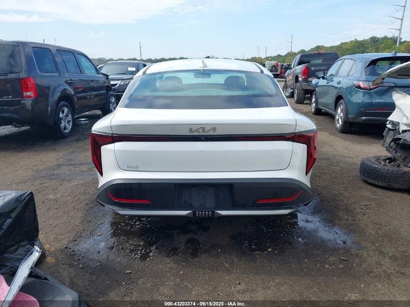 2025 Kia K4 Lx VIN: 3KPFT4DE8SE091155 Lot: 43203374