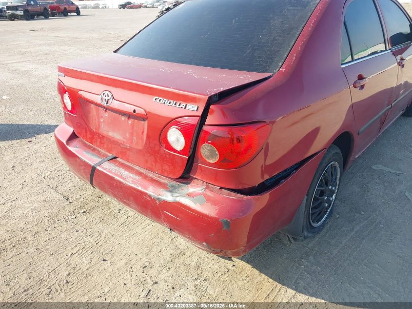 2005 Toyota Corolla Ce VIN: 1NXBR32E65Z409933 Lot: 43203387