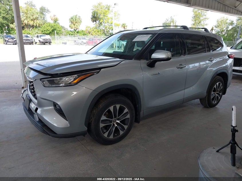 2020 TOYOTA HIGHLANDER HYBRID XLE - 5TDGARAH8LS502695