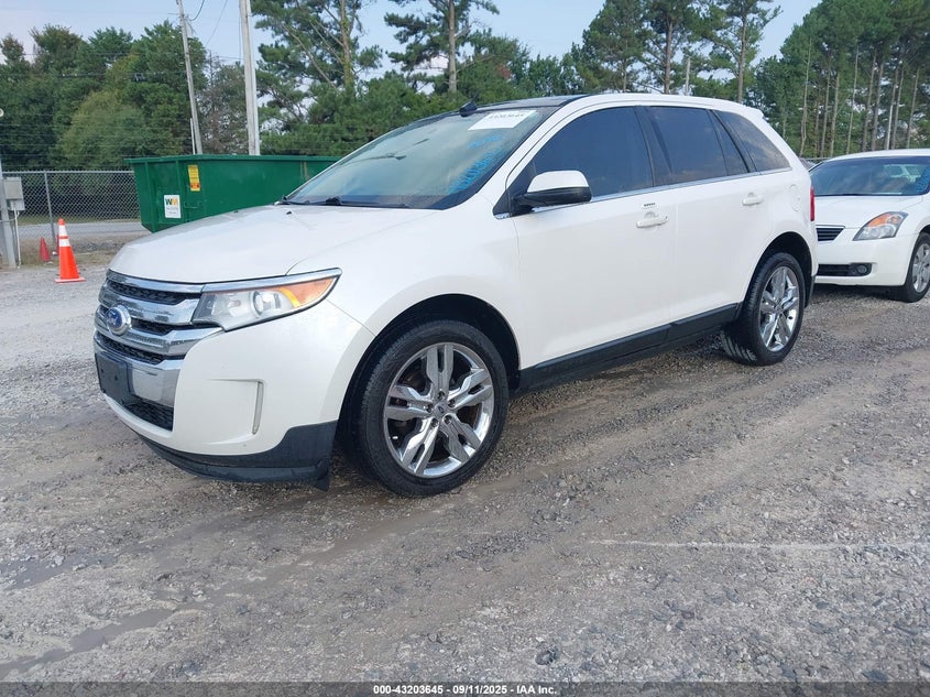 Vin: 2fmdk3kc2cba42981, lot: 43698102, ford edge limited 20122