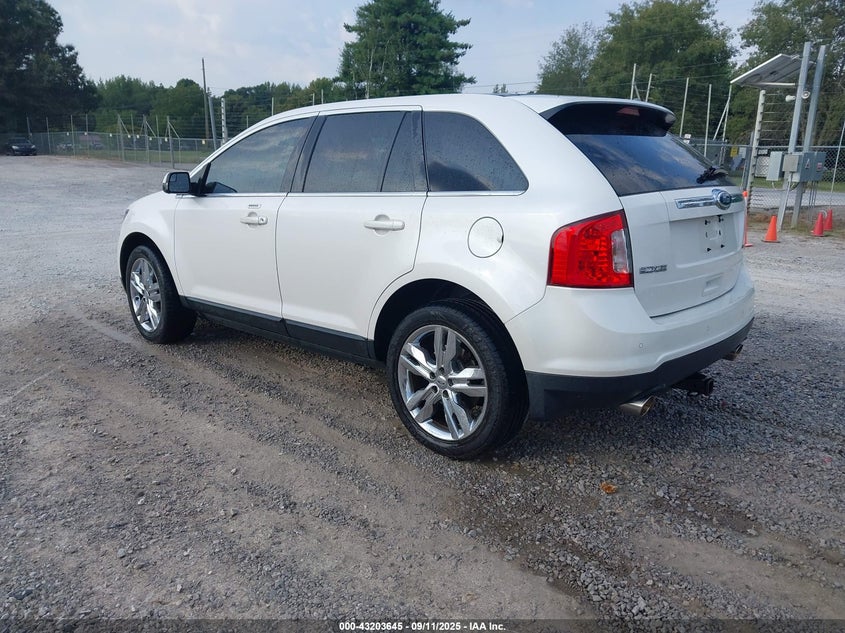 Vin: 2fmdk3kc2cba42981, lot: 43698102, ford edge limited 20123
