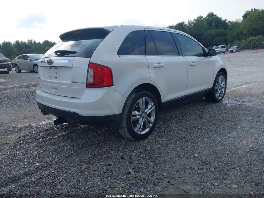 Vin: 2fmdk3kc2cba42981, lot: 43698102, ford edge limited 20124