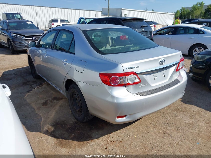 2011 Toyota Corolla Le silver sedan gasoline JTDBU4EE4B9151673 photo #4