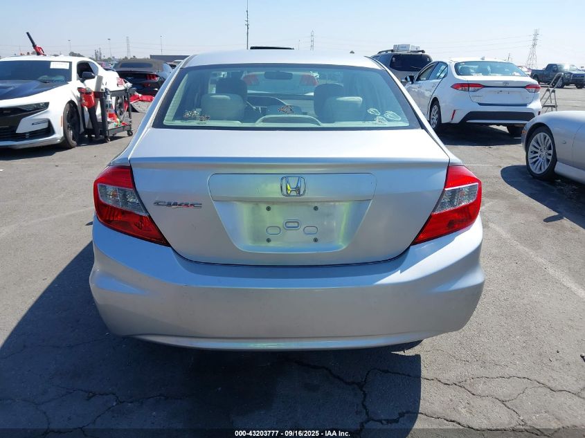 2012 Honda Civic Lx VIN: 19XFB2F53CE385973 Lot: 43203777