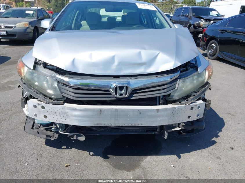 2012 Honda Civic Lx VIN: 19XFB2F53CE385973 Lot: 43203777