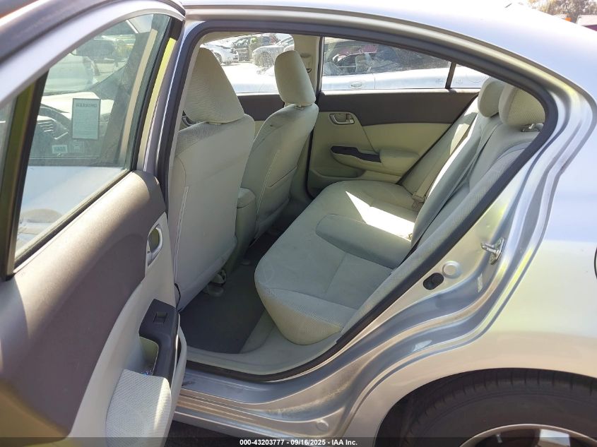 2012 Honda Civic Lx VIN: 19XFB2F53CE385973 Lot: 43203777