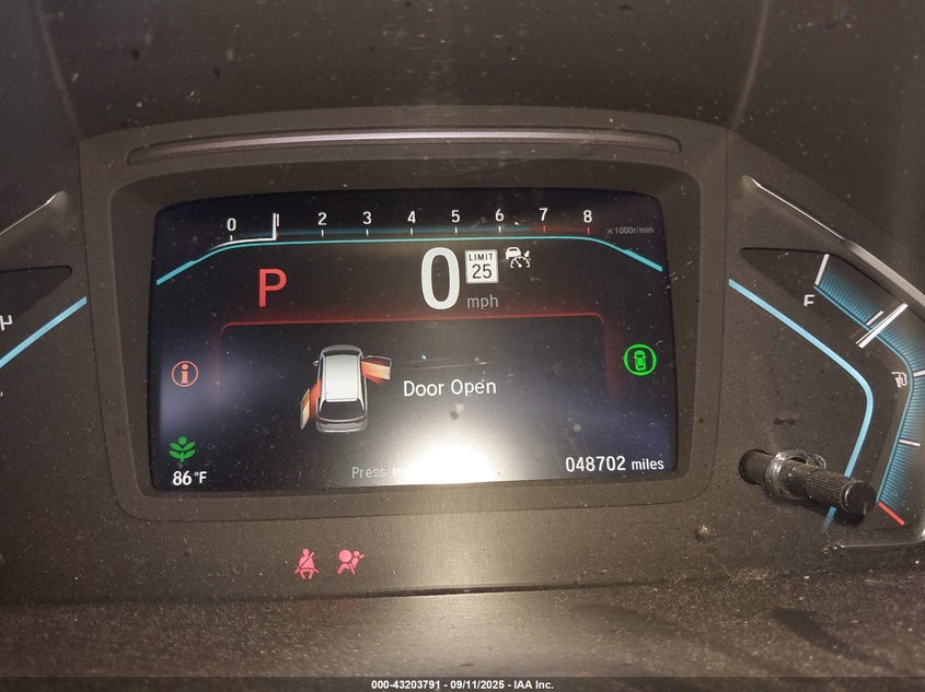 2023 Honda Odyssey Ex-L VIN: 5FNRL6H6XPB038289 Lot: 43203791