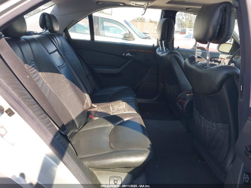 2000 Mercedes-Benz S 500 VIN: WDBNG75J3YA074707 Lot: 43203815