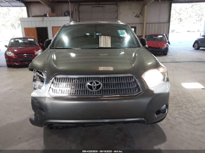 2008 Toyota Highlander Hybrid Limited VIN: JTEEW44A082024941 Lot: 43203830