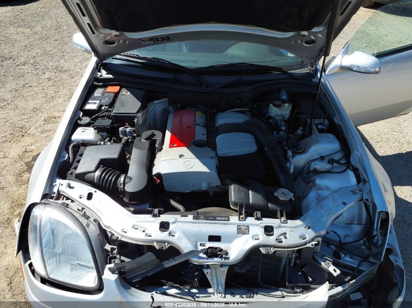 2002 Mercedes-Benz Slk 230 Kompressor VIN: WDBKK49F72F259438 Lot: 43203835