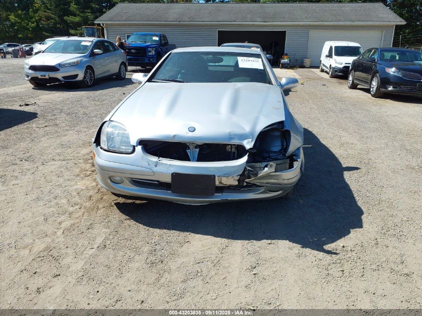 2002 Mercedes-Benz Slk 230 Kompressor VIN: WDBKK49F72F259438 Lot: 43203835