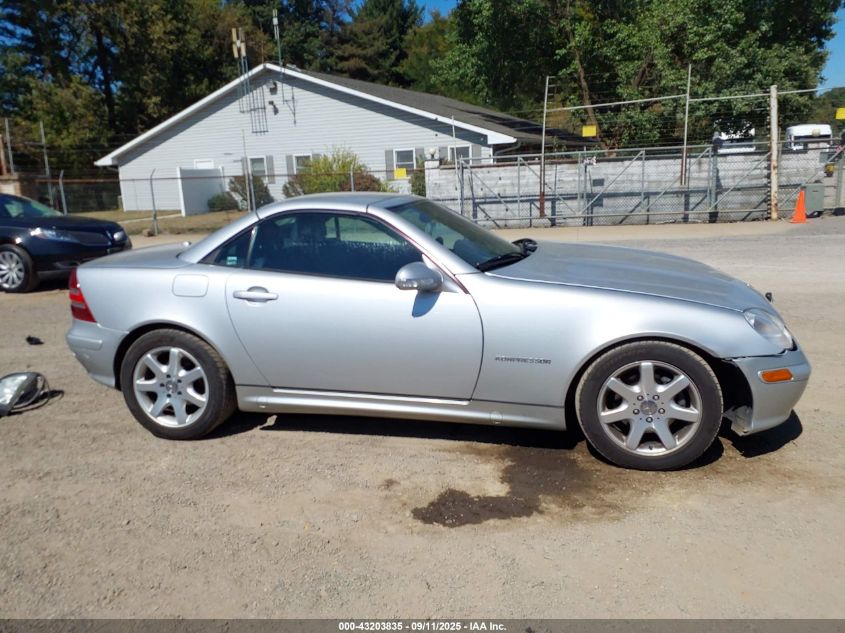 2002 Mercedes-Benz Slk 230 Kompressor VIN: WDBKK49F72F259438 Lot: 43203835