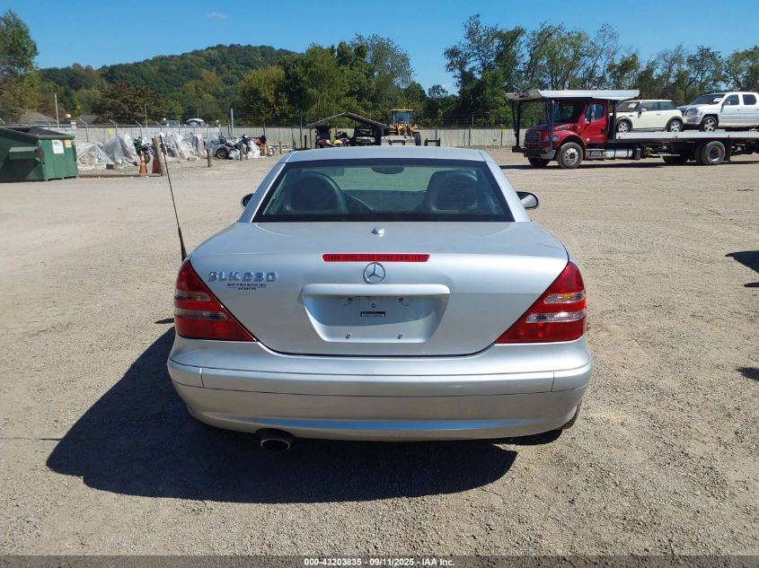 2002 Mercedes-Benz Slk 230 Kompressor VIN: WDBKK49F72F259438 Lot: 43203835