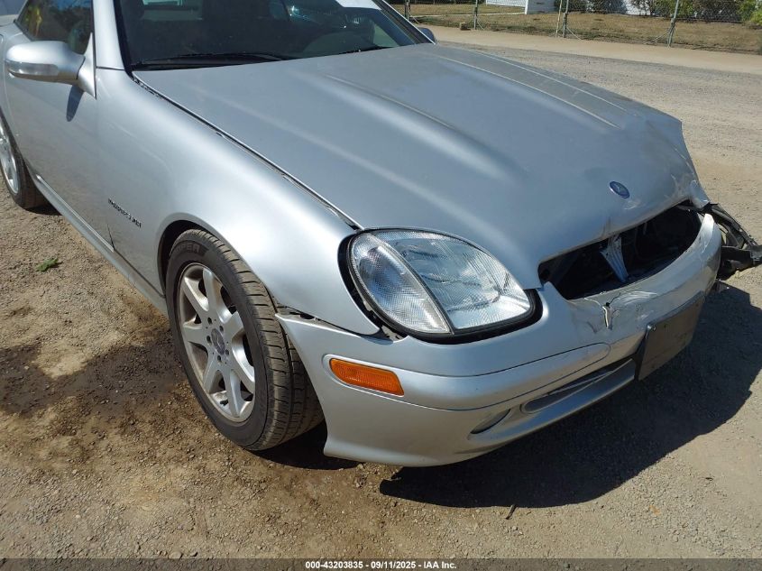 2002 Mercedes-Benz Slk 230 Kompressor VIN: WDBKK49F72F259438 Lot: 43203835