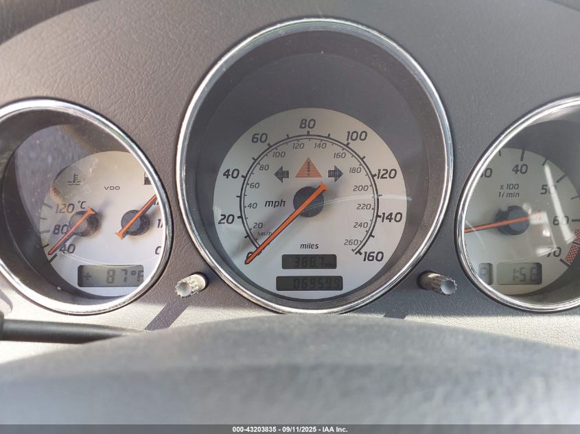 2002 Mercedes-Benz Slk 230 Kompressor VIN: WDBKK49F72F259438 Lot: 43203835