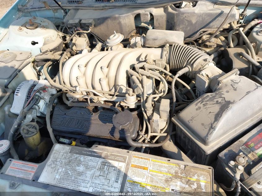 1994 Mercury Sable Gs VIN: 1MELM50U3RG647013 Lot: 43203843