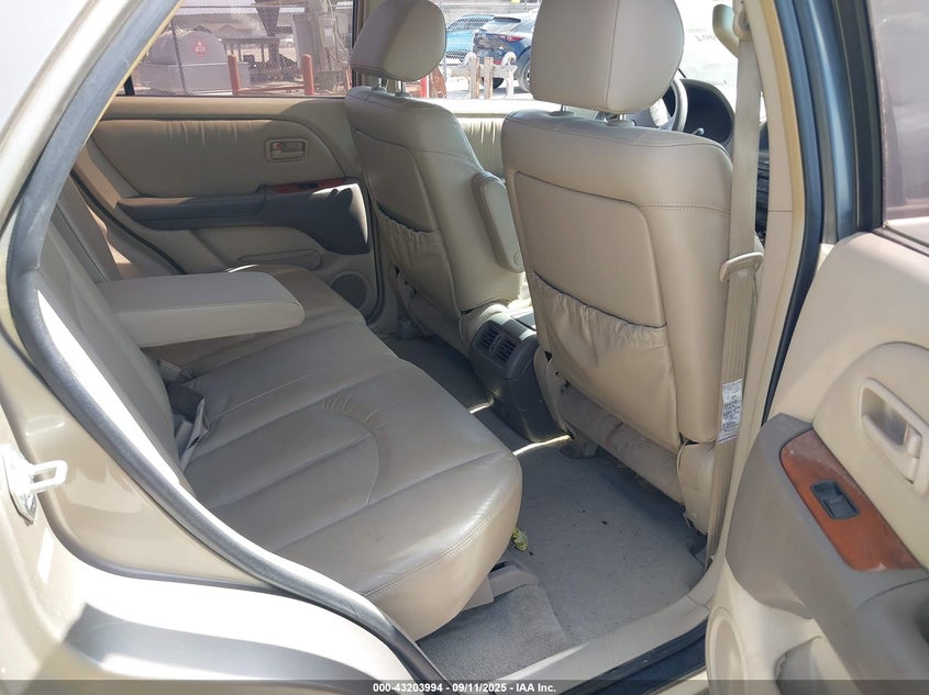 2000 Lexus Rx 300 VIN: JT6HF10UXY0164403 Lot: 43203994