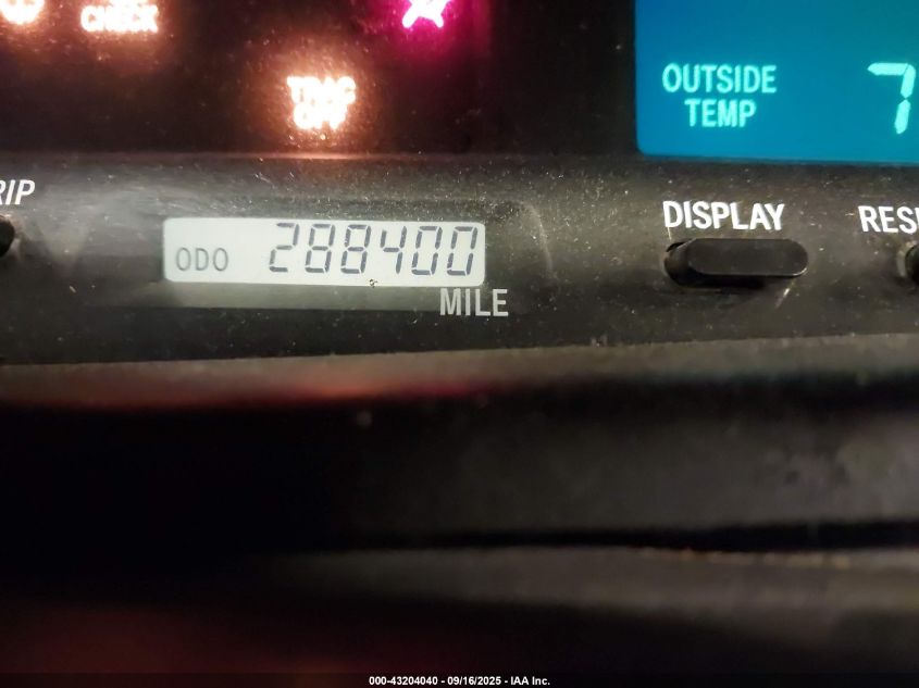 2003 Toyota Avalon Xls VIN: 4T1BF28B93U277442 Lot: 43204040