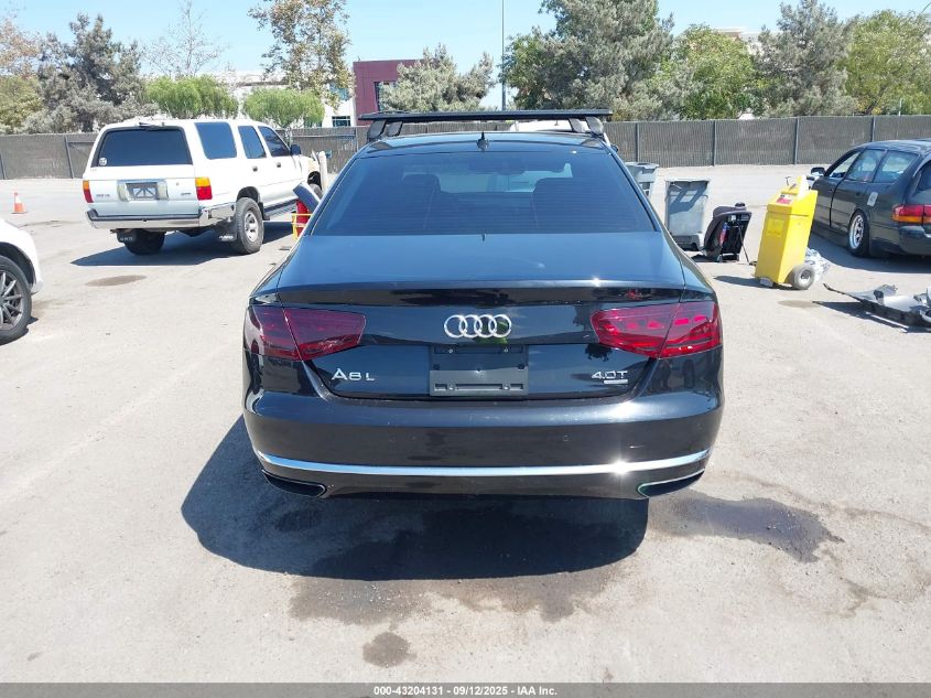 2014 Audi A8 L 4.0T VIN: WAUR2AFD2EN005502 Lot: 43204131