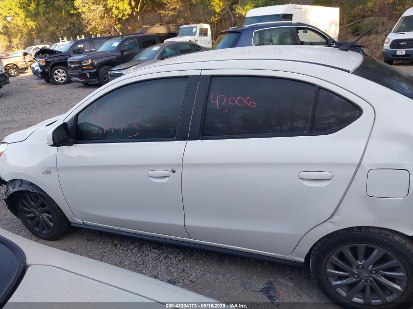 2019 Mitsubishi Mirage G4 Es VIN: ML32F3FJXKHF04364 Lot: 43204173