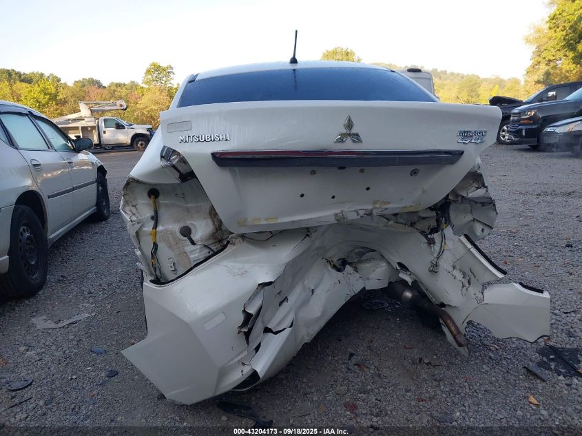 2019 Mitsubishi Mirage G4 Es VIN: ML32F3FJXKHF04364 Lot: 43204173