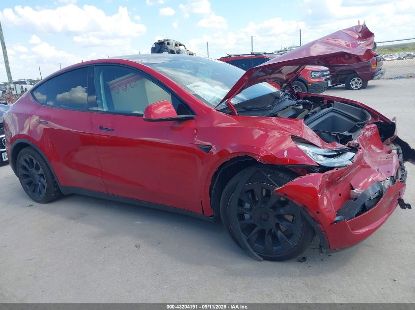 2021 Tesla Model Y Long Range Dual Motor All-Wheel Drive VIN: 5YJYGDEE0MF108359 Lot: 43204191