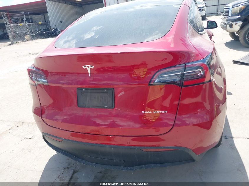 2021 Tesla Model Y Long Range Dual Motor All-Wheel Drive VIN: 5YJYGDEE0MF108359 Lot: 43204191