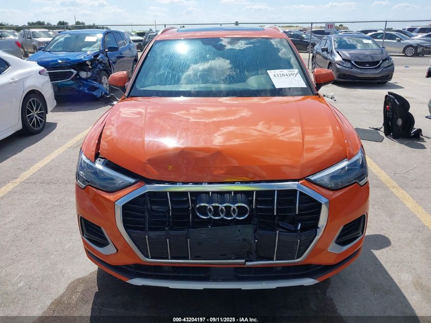 2021 Audi Q3 Premium 40 Tfsi Quattro Tiptronic VIN: WA1AUCF39M1128212 Lot: 43204197