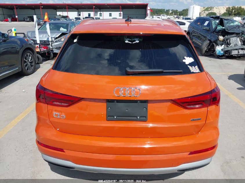 2021 Audi Q3 Premium 40 Tfsi Quattro Tiptronic VIN: WA1AUCF39M1128212 Lot: 43204197