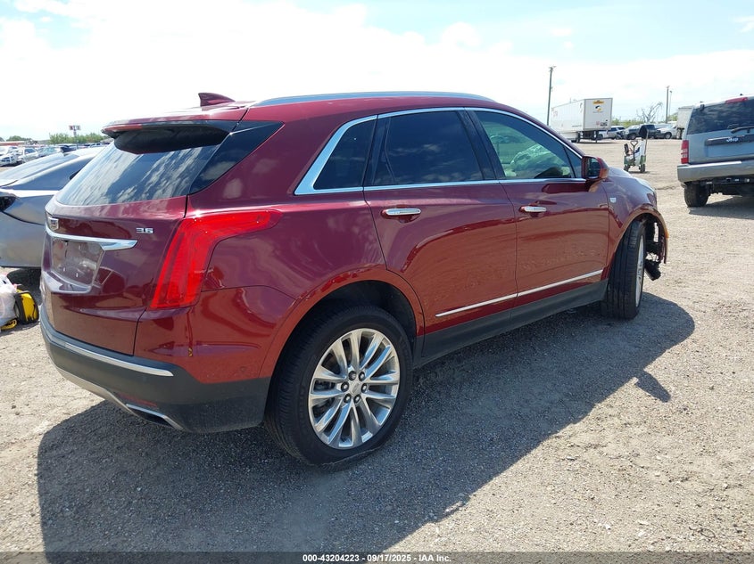 Vin: 1gyknfrs5hz188971, lot: 43698680, cadillac xt5 platinum 20174