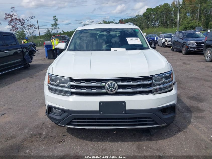 2019 Volkswagen Atlas 3.6L V6 Se W/Technology VIN: 1V2UR2CA5KC537406 Lot: 43204240
