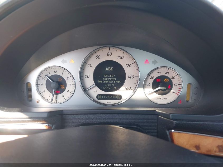 2008 Mercedes-Benz E 350 VIN: WDBUF56X08B322220 Lot: 43204245