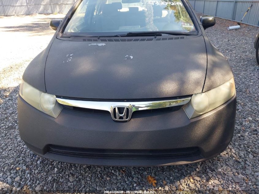 2007 Honda Civic Lx VIN: 2HGFA16587H510622 Lot: 43204249