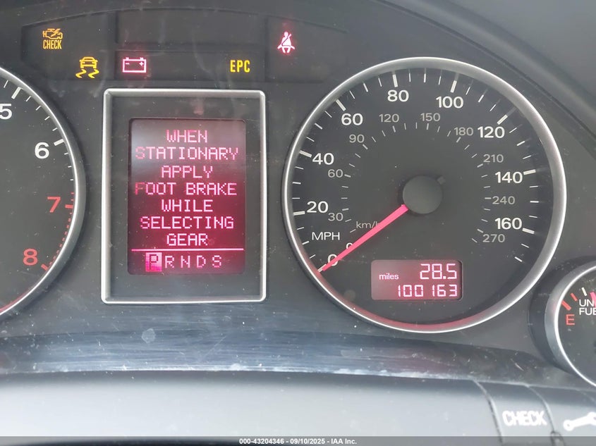 2007 Audi A4 2.0T VIN: WAUDF78EX7A133617 Lot: 43204346