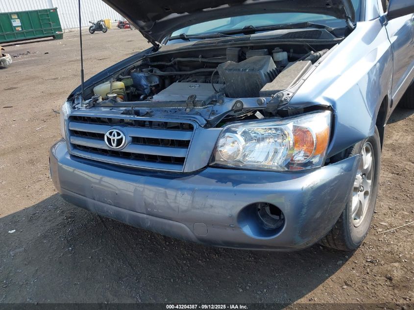 2006 Toyota Highlander V6 VIN: JTEEP21A060154037 Lot: 43204387