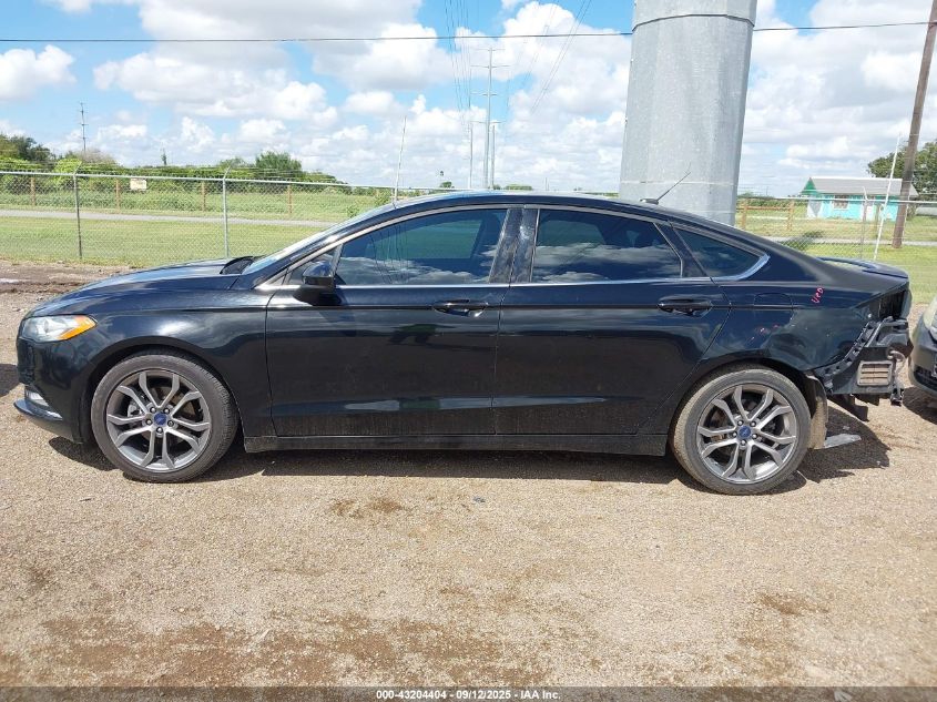 2017 Ford Fusion S VIN: 3FA6P0G70HR342459 Lot: 43204404