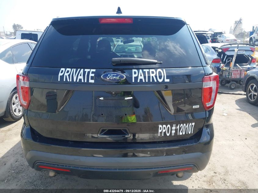 2016 Ford Police Interceptor VIN: 1FM5K8ARXGGD04820 Lot: 43204479