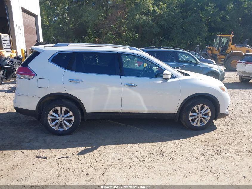 2016 Nissan Rogue Sv VIN: 5N1AT2MV7GC895486 Lot: 43204502