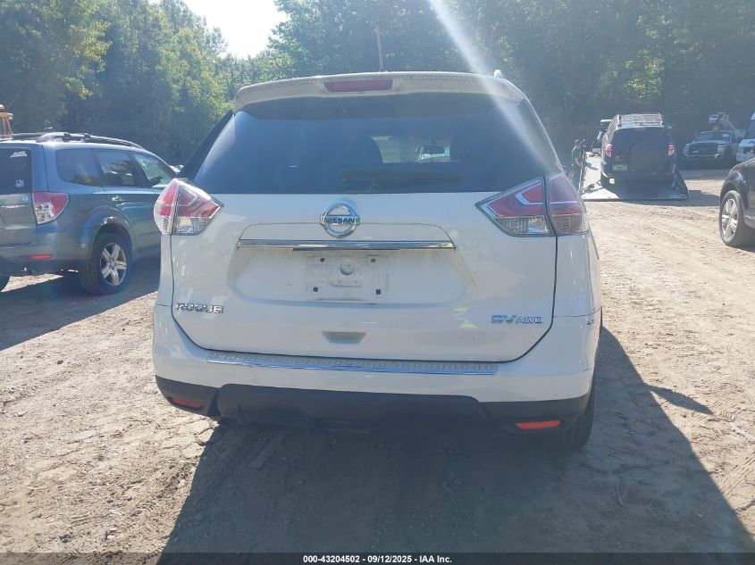 2016 Nissan Rogue Sv VIN: 5N1AT2MV7GC895486 Lot: 43204502