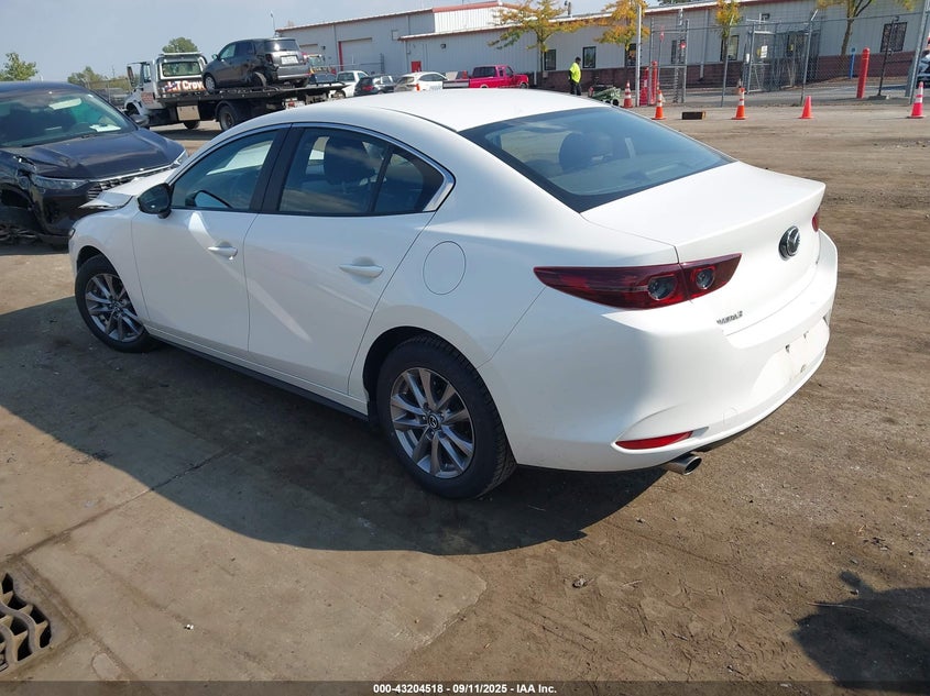 2020 Mazda Mazda3 white sedan gasoline JM1BPABL4L1170880 photo #4