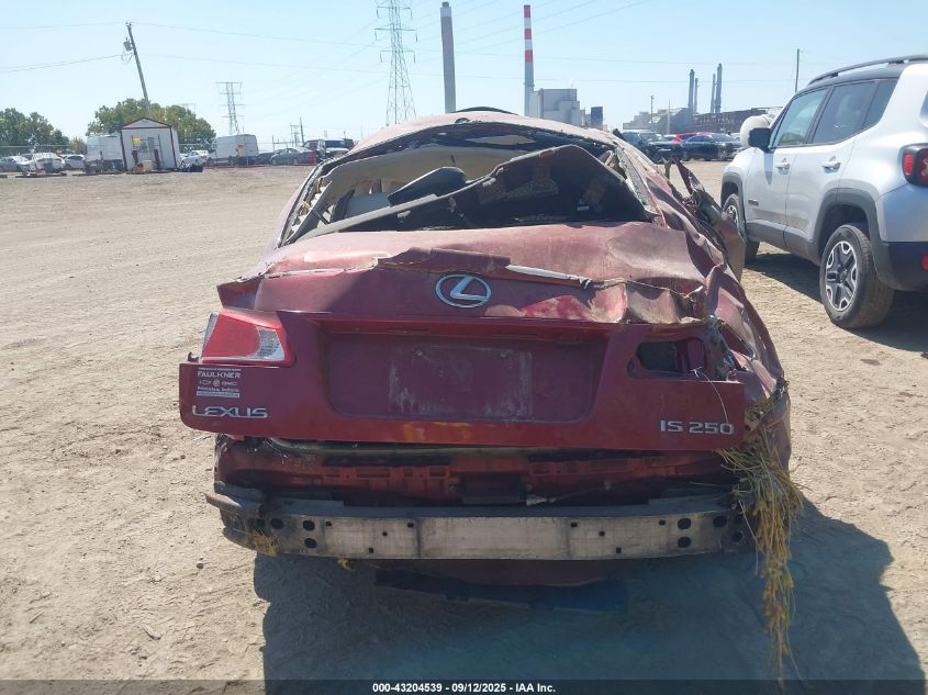 2009 Lexus Is 250 VIN: JTHBK262392089814 Lot: 43204539