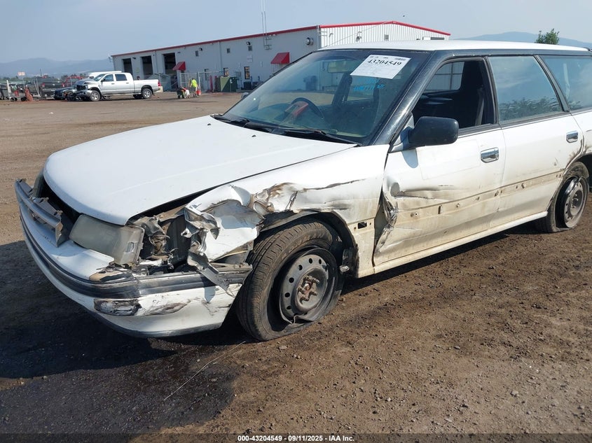 1991 Subaru Legacy L/Hx/Px/Rx VIN: JF2BJ63C4MP902597 Lot: 43204549