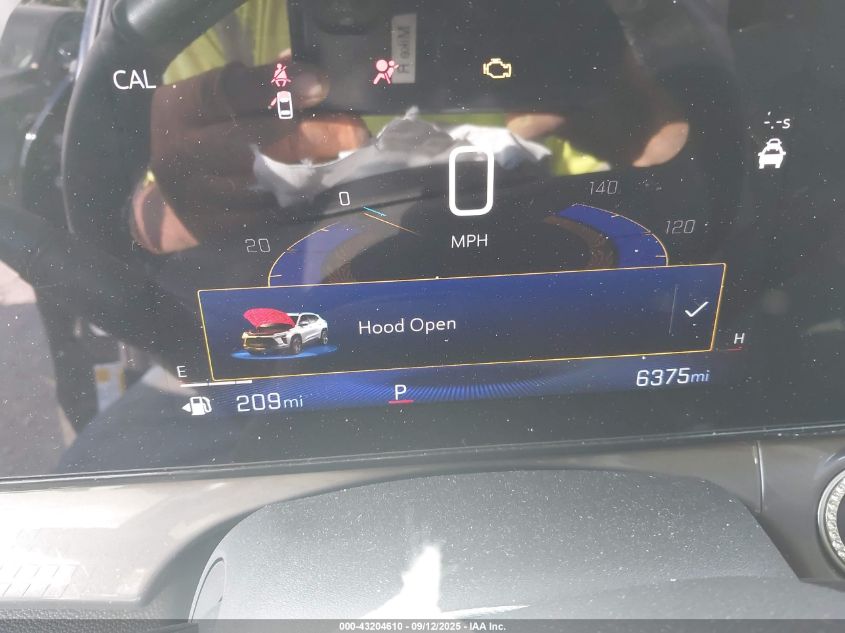 2025 Chevrolet Trax Fwd Activ VIN: KL77LKEP2SC153341 Lot: 43204610