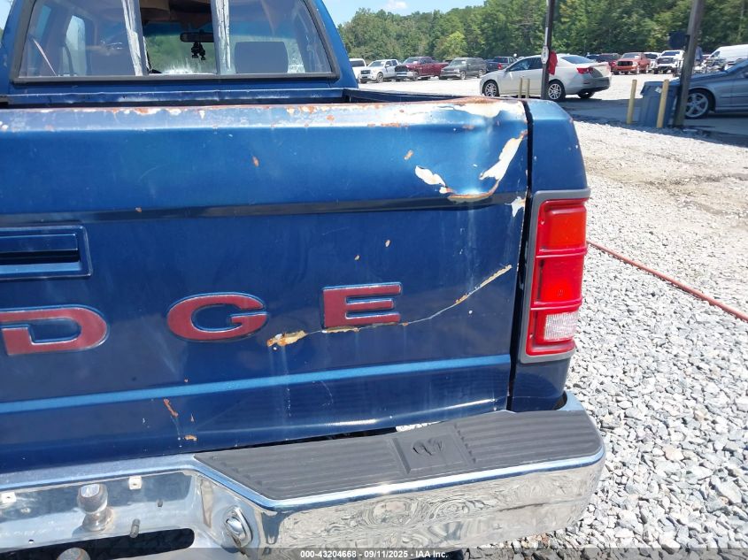 1993 Dodge Dakota VIN: 1B7GL23Y7PS102218 Lot: 43204668