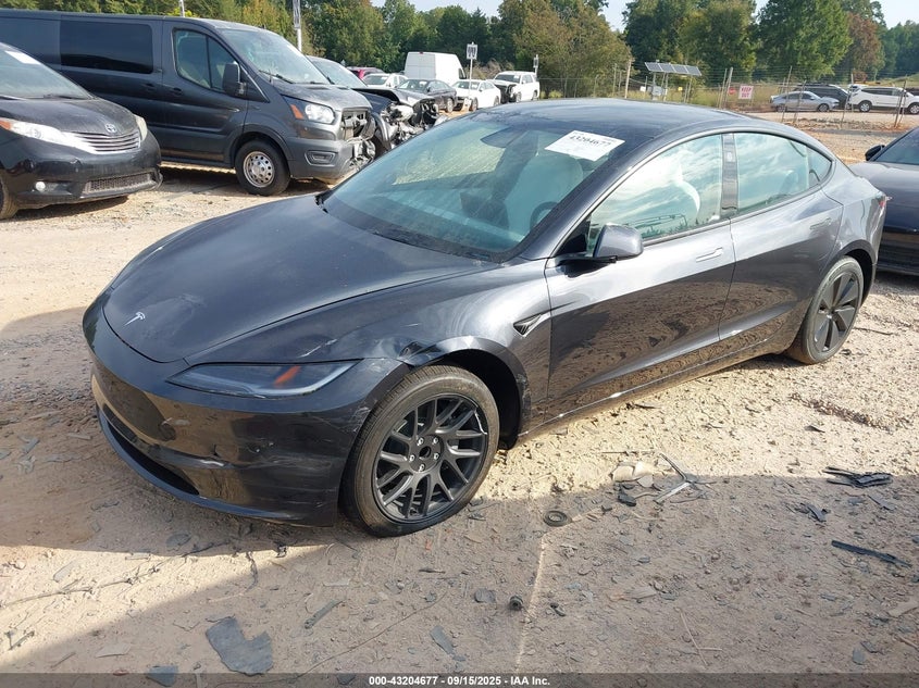 2025 Tesla Model 3 Long Range Rear-Wheel Drive grey sedan electric 5YJ3E1EA4SF062561 photo #3