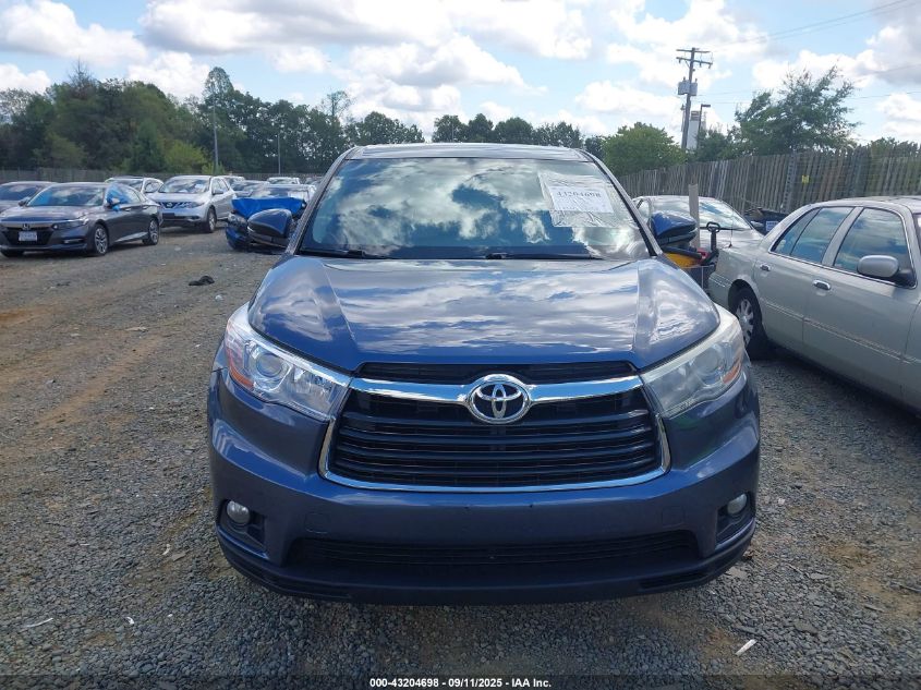 2015 Toyota Highlander Le Plus V6 VIN: 5TDBKRFH3FS190970 Lot: 43204698